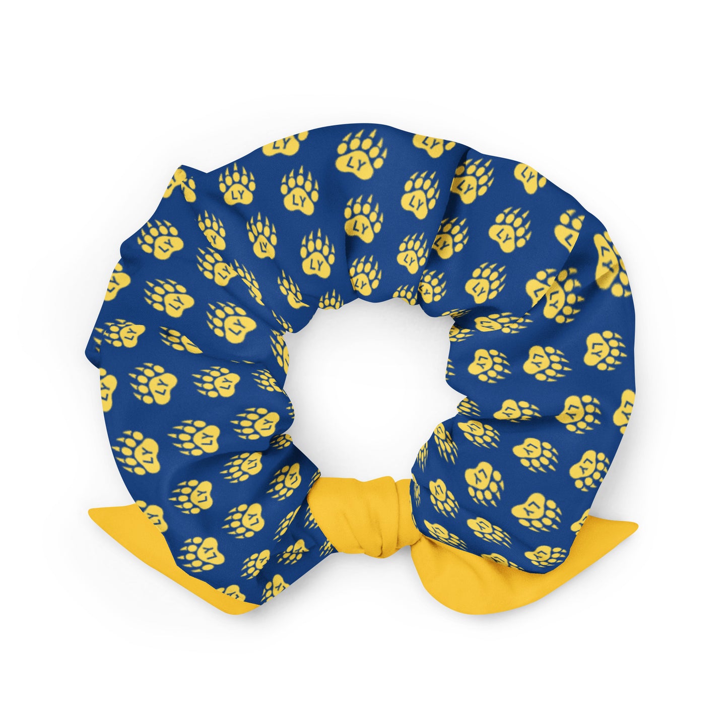 Bear Paw Recycled Scrunchie