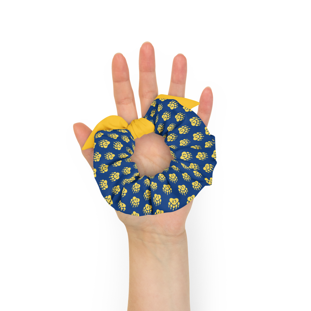 Bear Paw Recycled Scrunchie