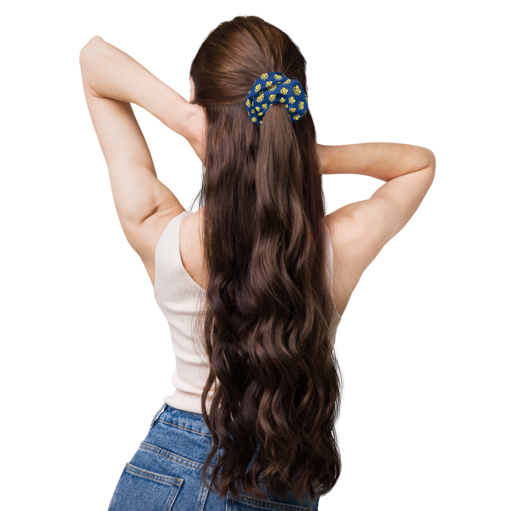 Bear Paw Recycled Scrunchie