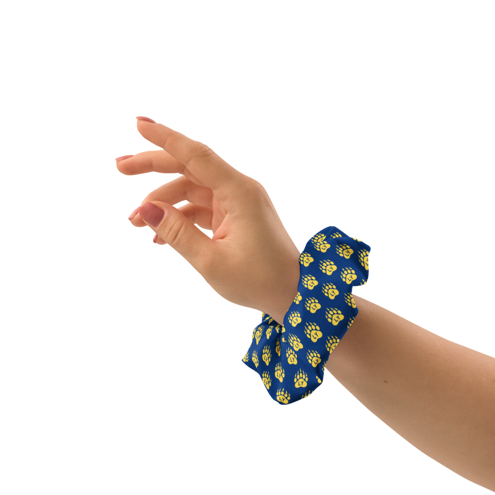 Bear Paw Recycled Scrunchie