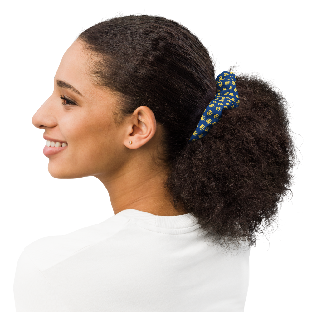 Bear Paw Recycled Scrunchie