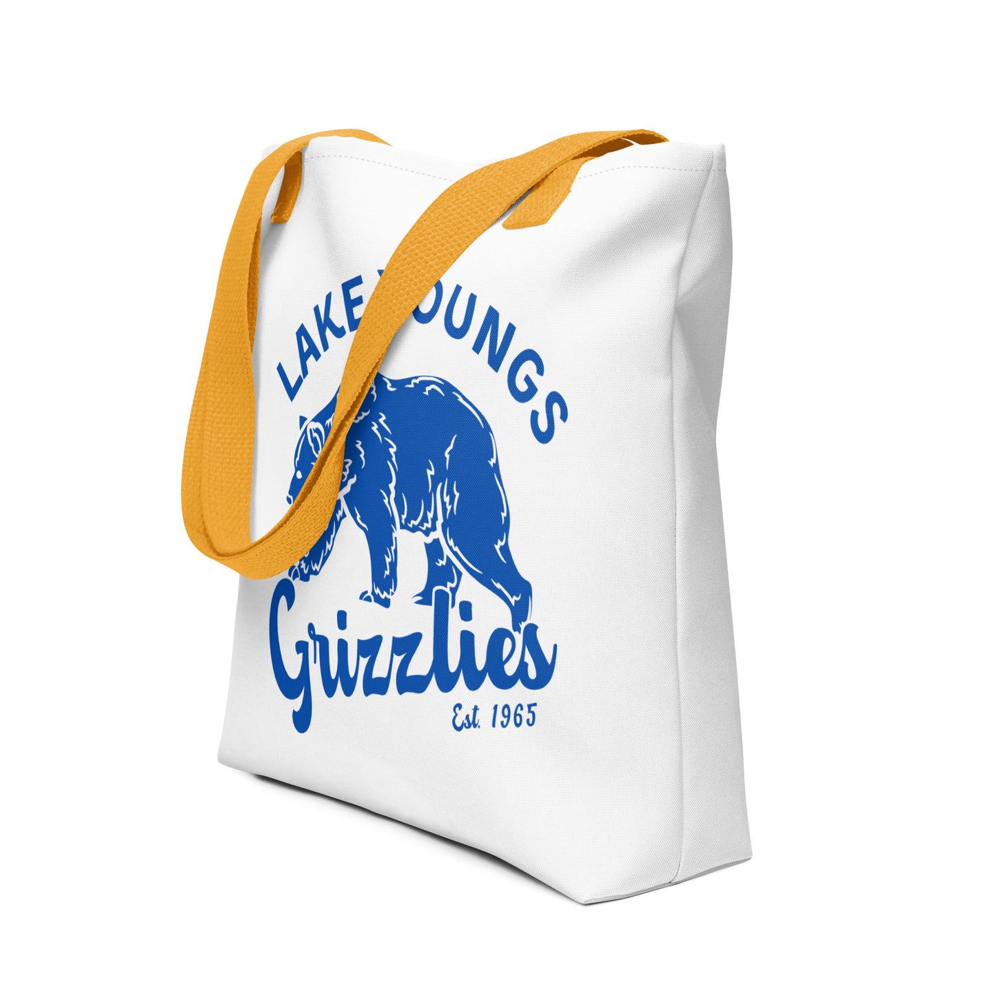 Royal Blue “Retro Lake Youngs” Tote Bag
