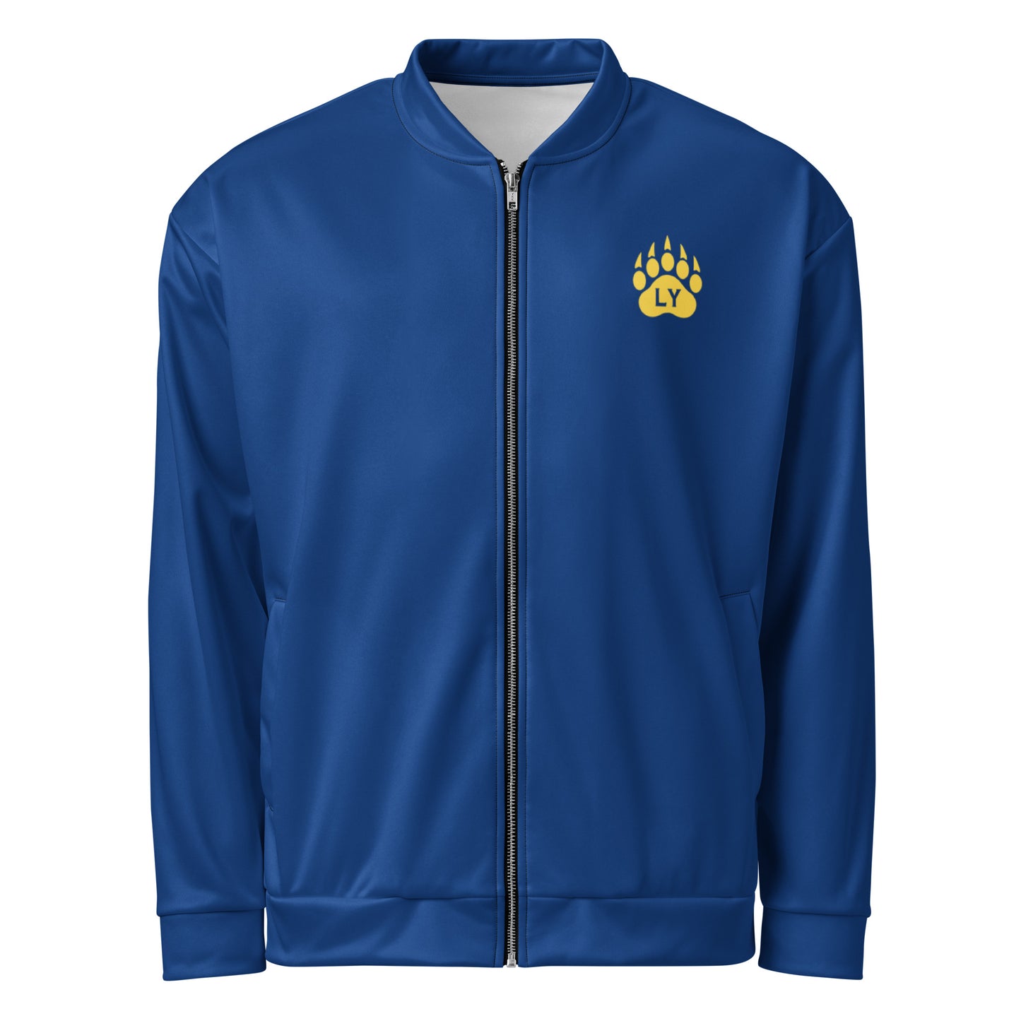 Grizzly Shades Royal Blue Unisex Adult Bomber Jacket