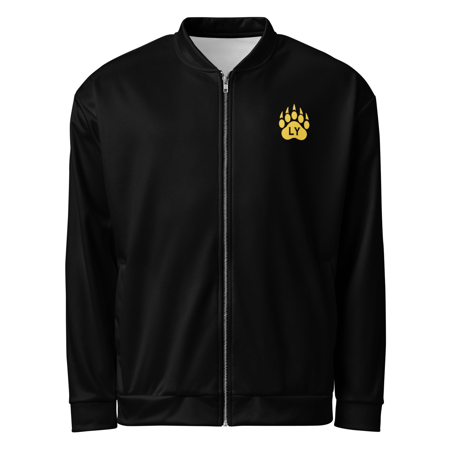 Grizzly Shades Black Unisex Adult Bomber Jacket