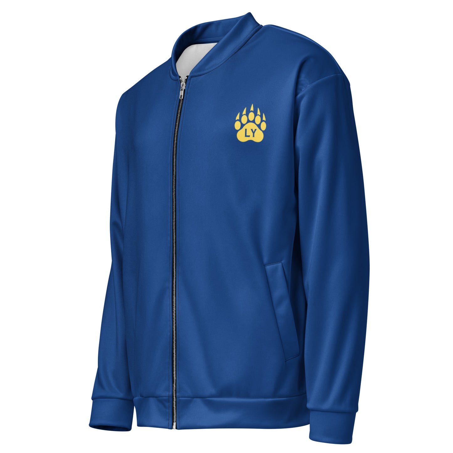 Grizzly Shades Royal Blue Unisex Adult Bomber Jacket