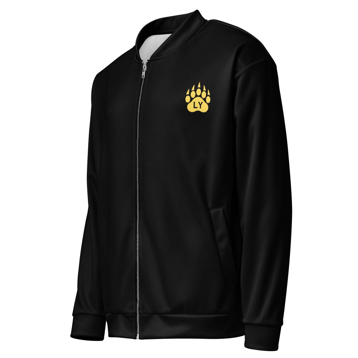 Grizzly Shades Black Unisex Adult Bomber Jacket