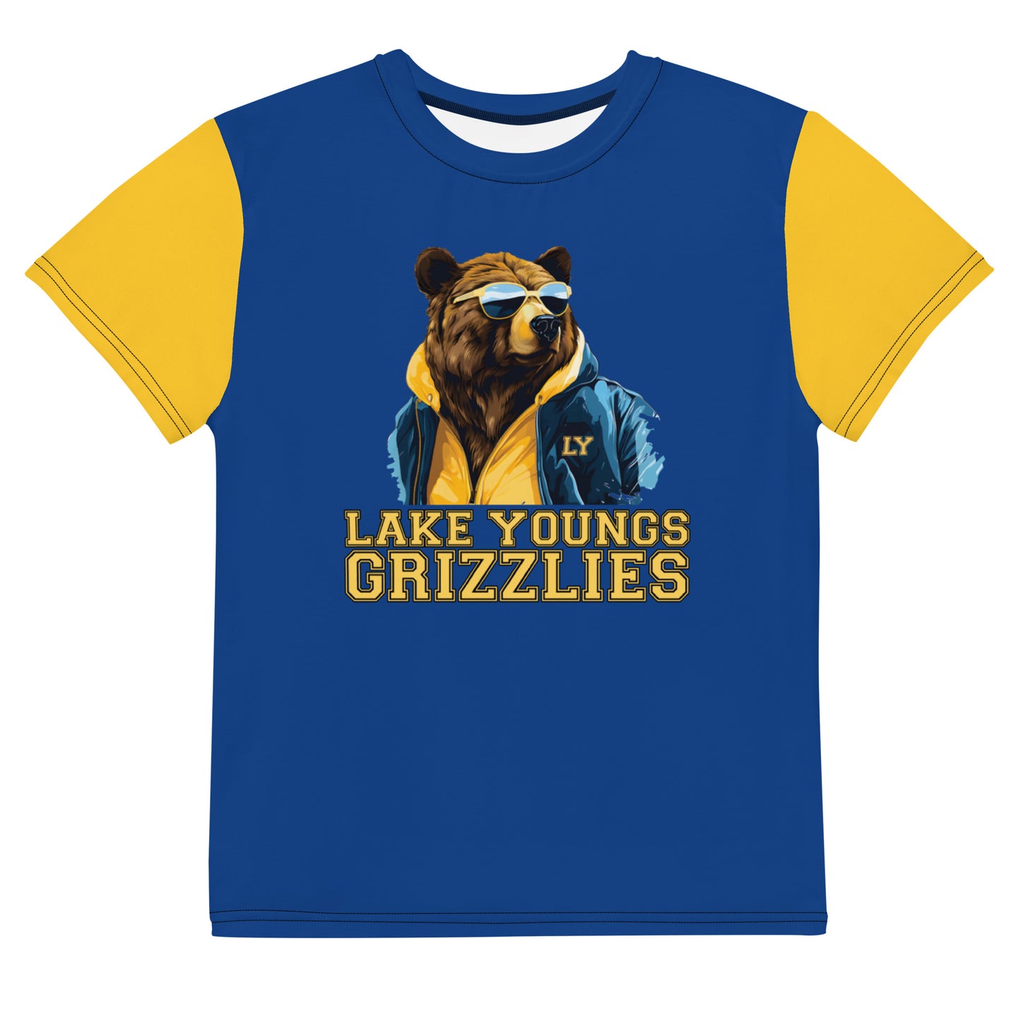 Grizzly Shades Youth crew neck t-shirt