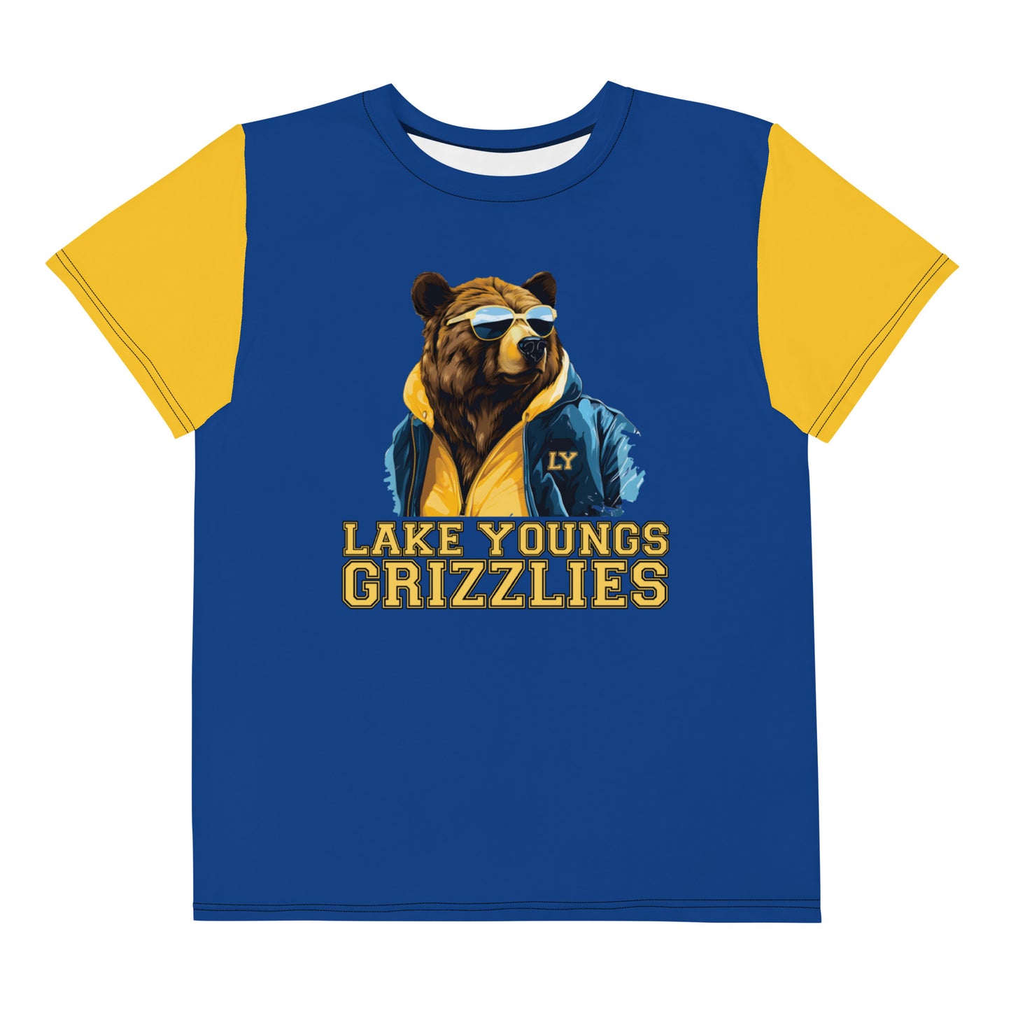 Grizzly Shades Youth crew neck t-shirt