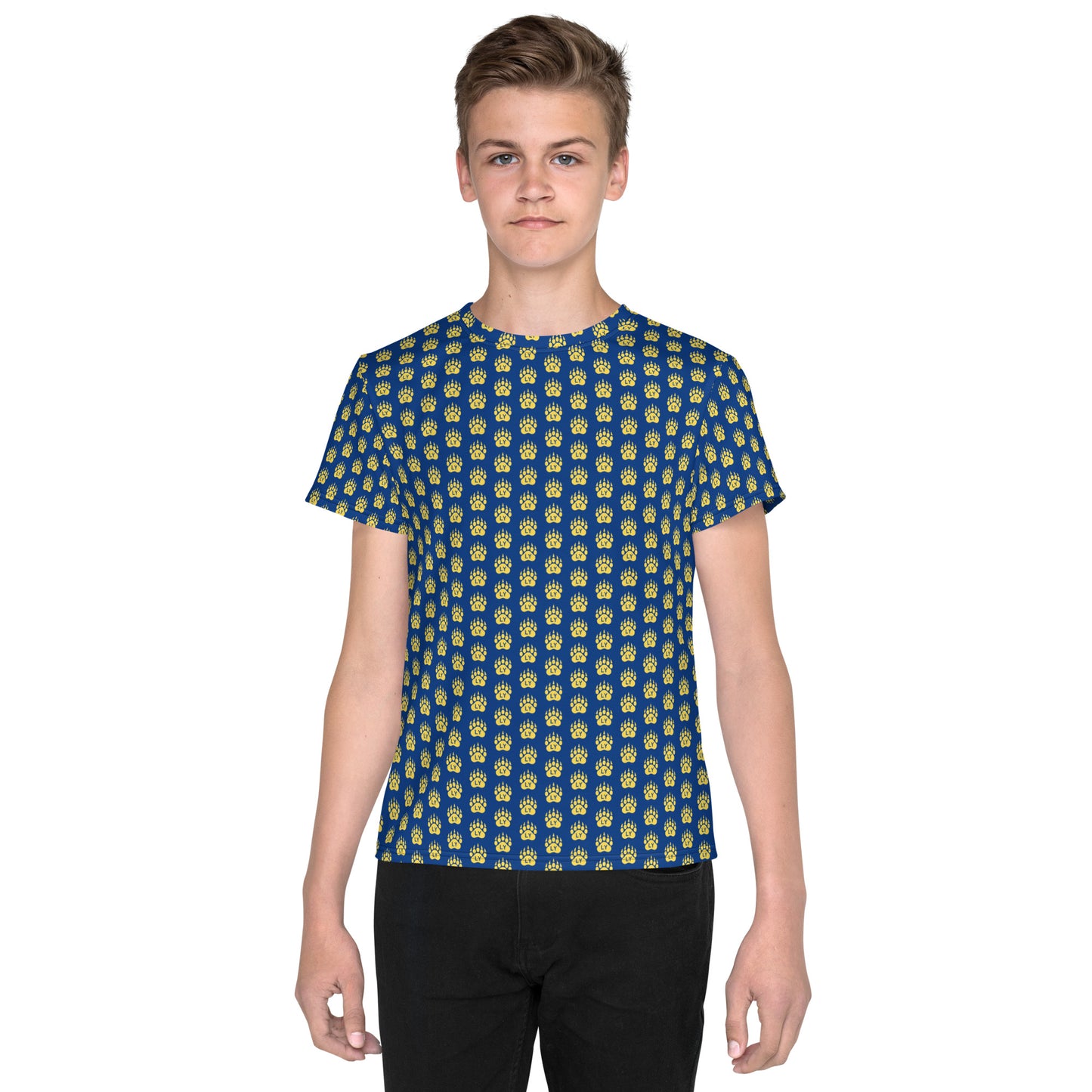 "Bear Paw" Youth crew neck t-shirt