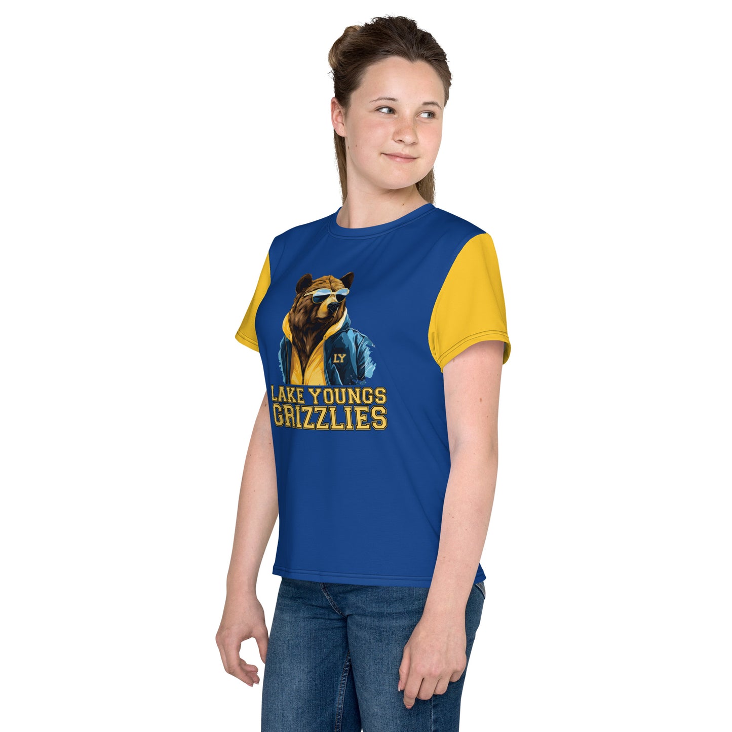 Grizzly Shades Youth crew neck t-shirt