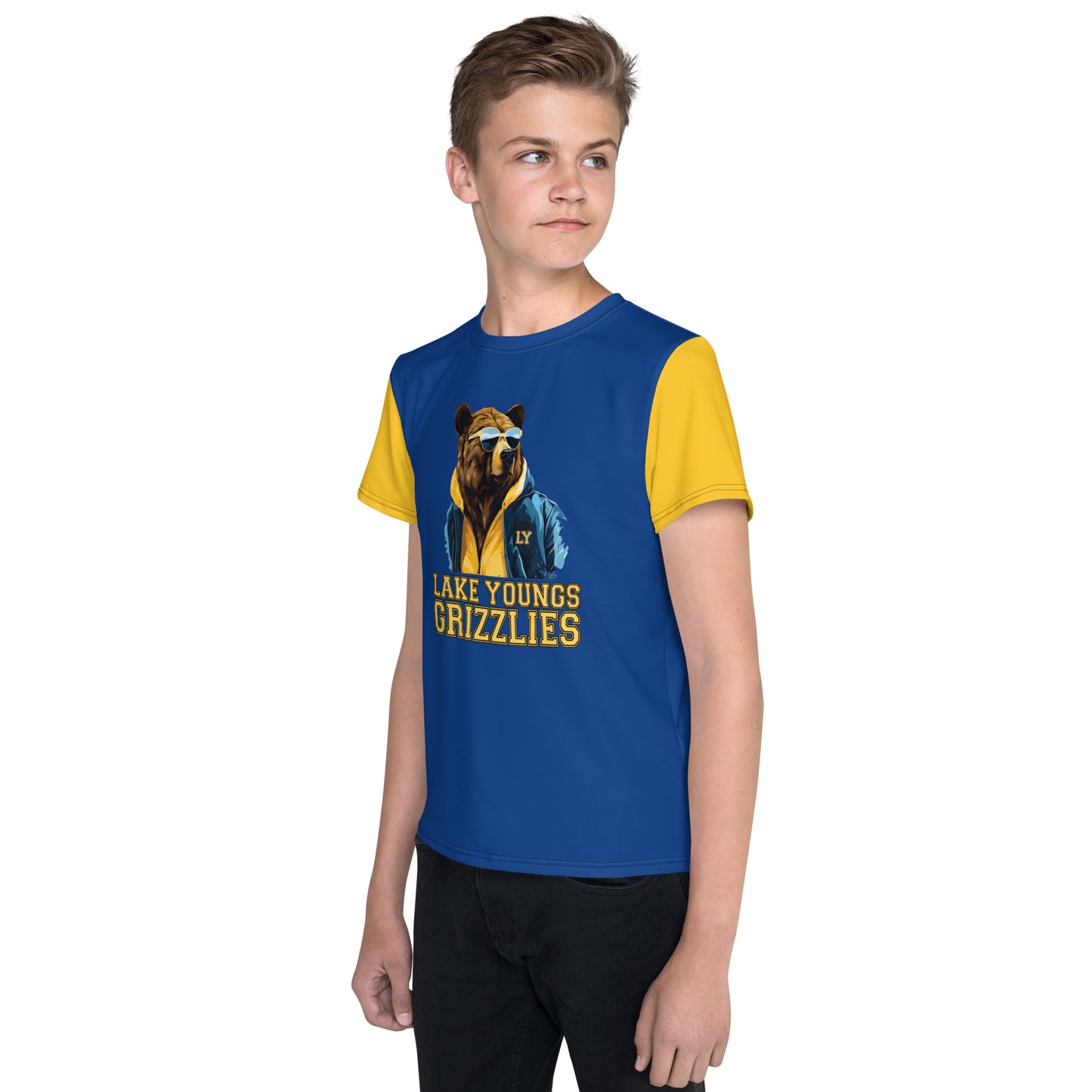 Grizzly Shades Youth crew neck t-shirt