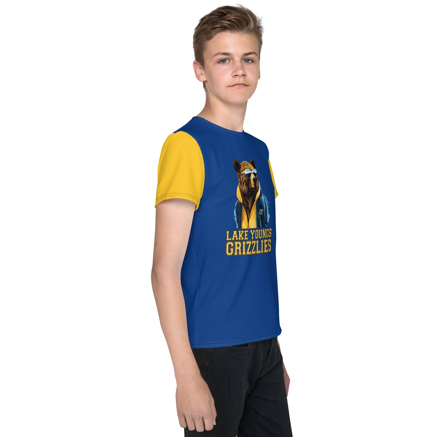 Grizzly Shades Youth crew neck t-shirt