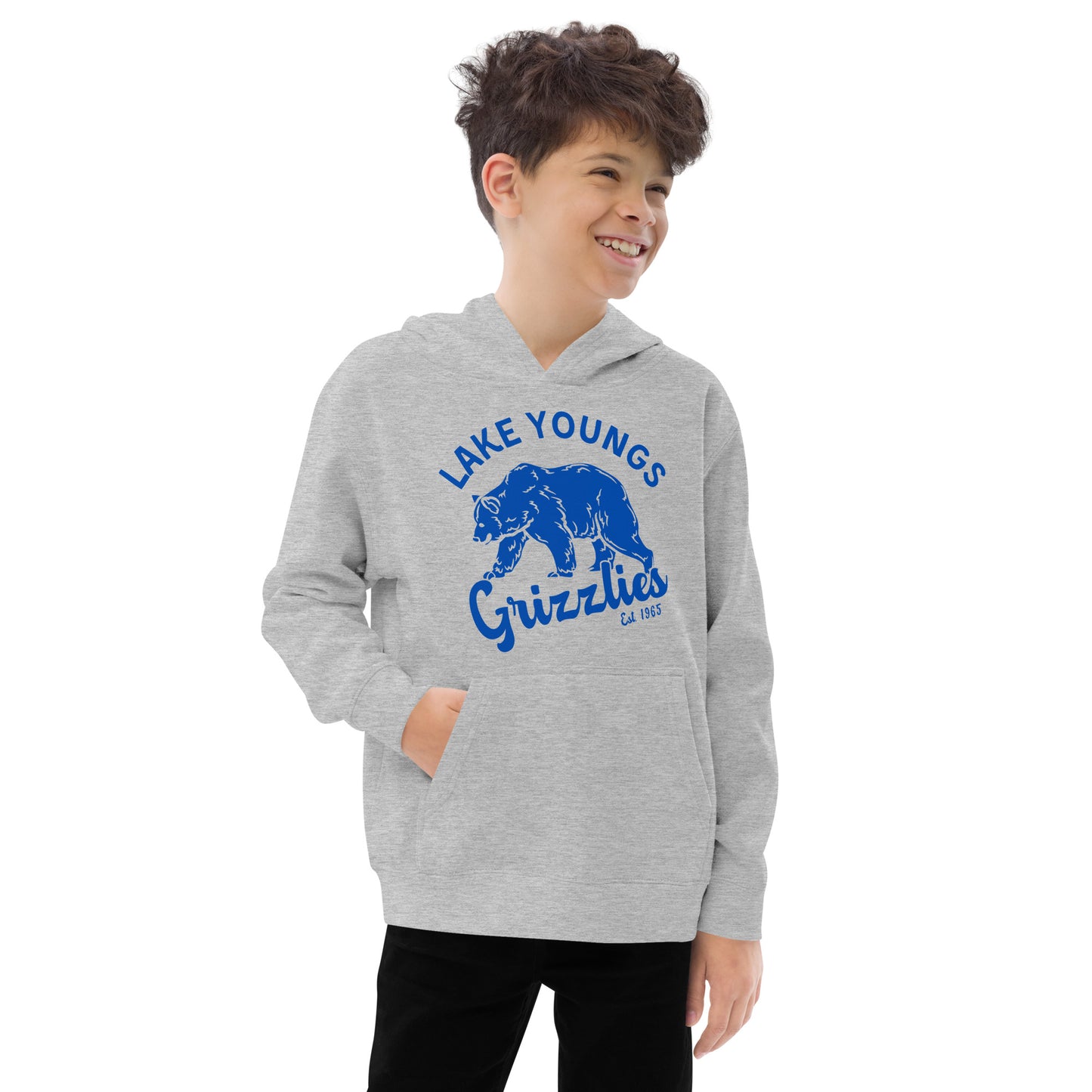Royal Blue “Retro Lake Youngs” Youth Hoodie