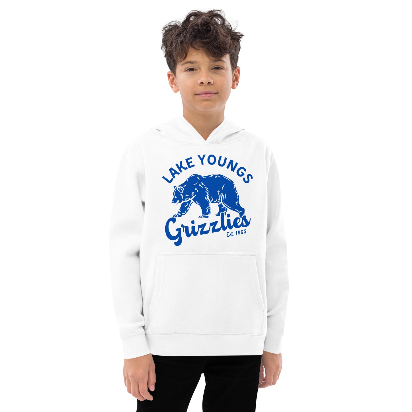Royal Blue “Retro Lake Youngs” Youth Hoodie