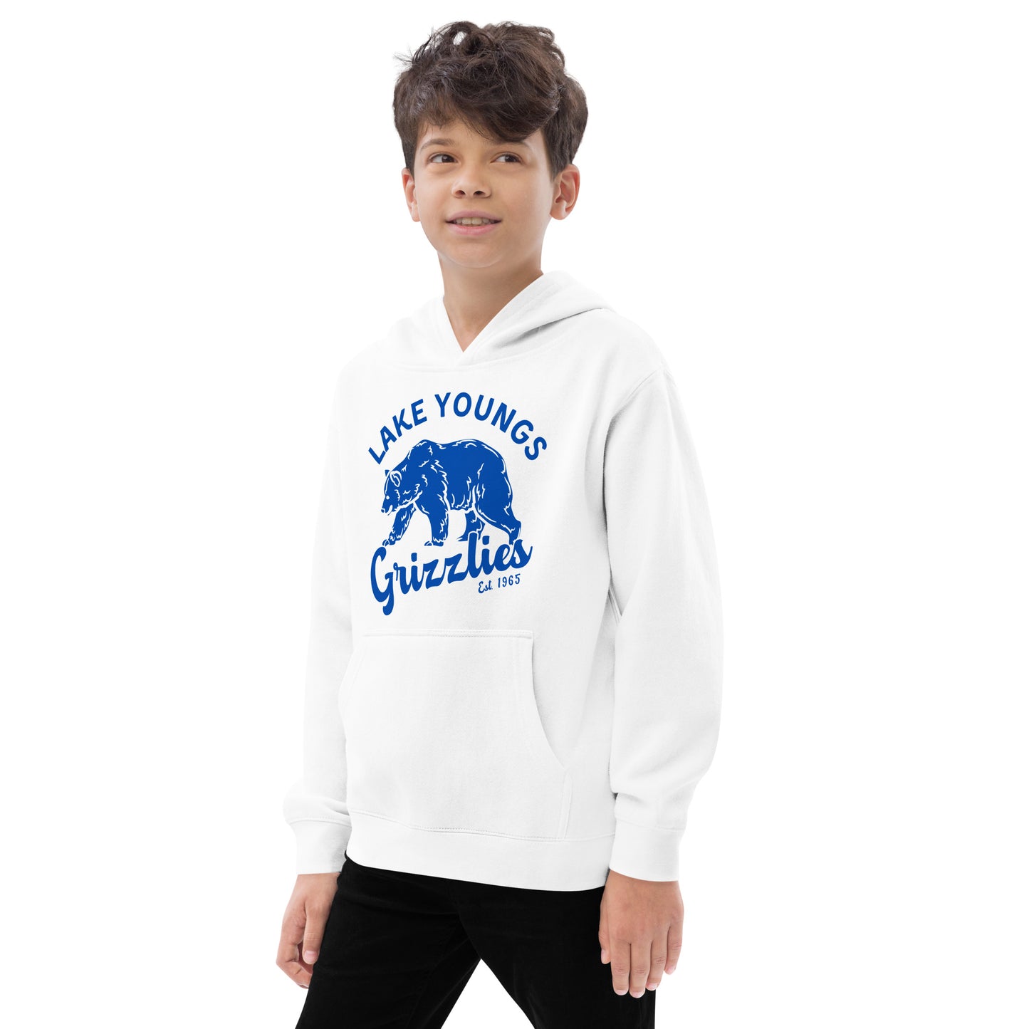 Royal Blue “Retro Lake Youngs” Youth Hoodie