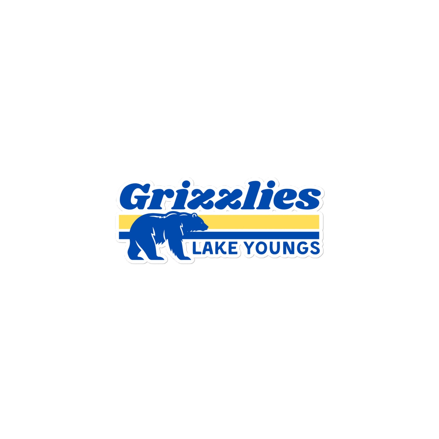 Bear Stripes Bubble-free sticker