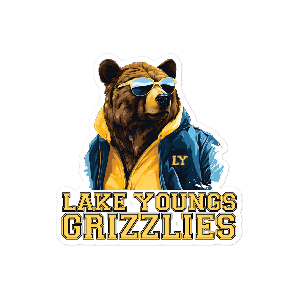 Grizzly Shades Bubble-free stickers