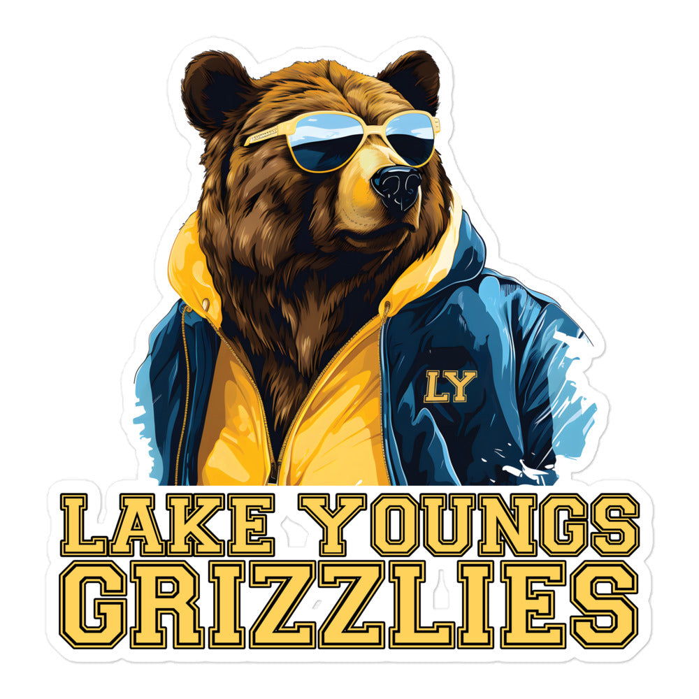 Grizzly Shades Bubble-free stickers