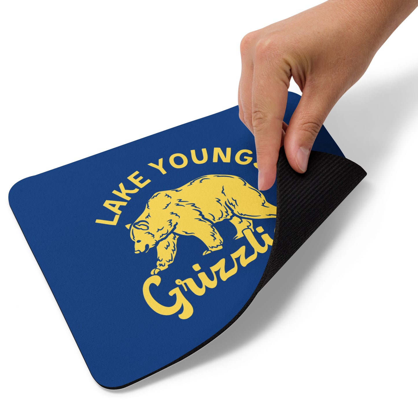 Yellow “Retro Lake Youngs” Mouse pad