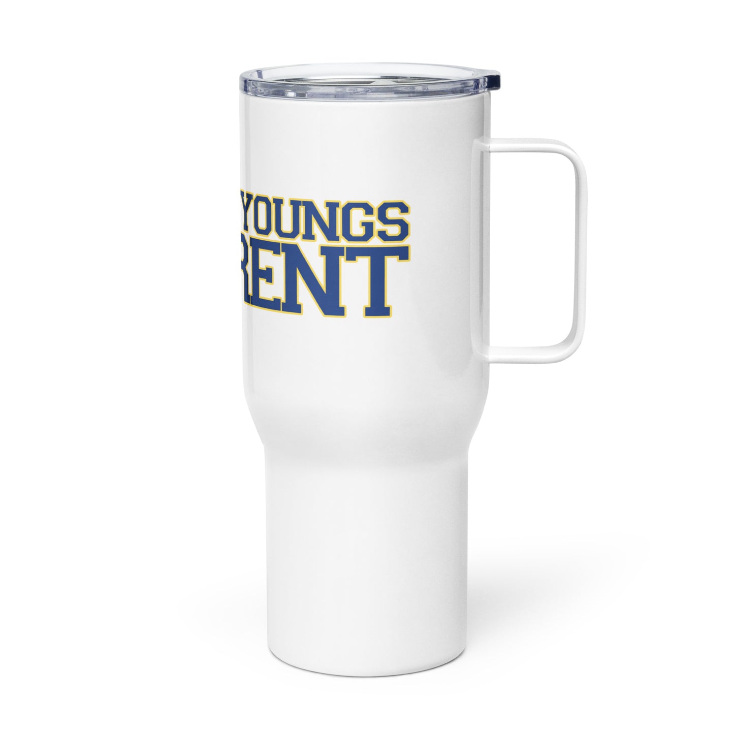 Lake Youngs Parent Travel mug with a handle