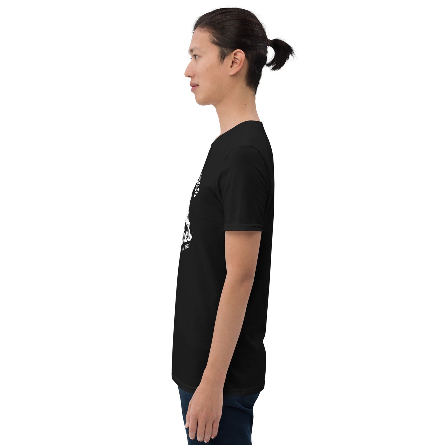 White “Retro Lake Youngs” Adult Short-Sleeve Unisex T-Shirt