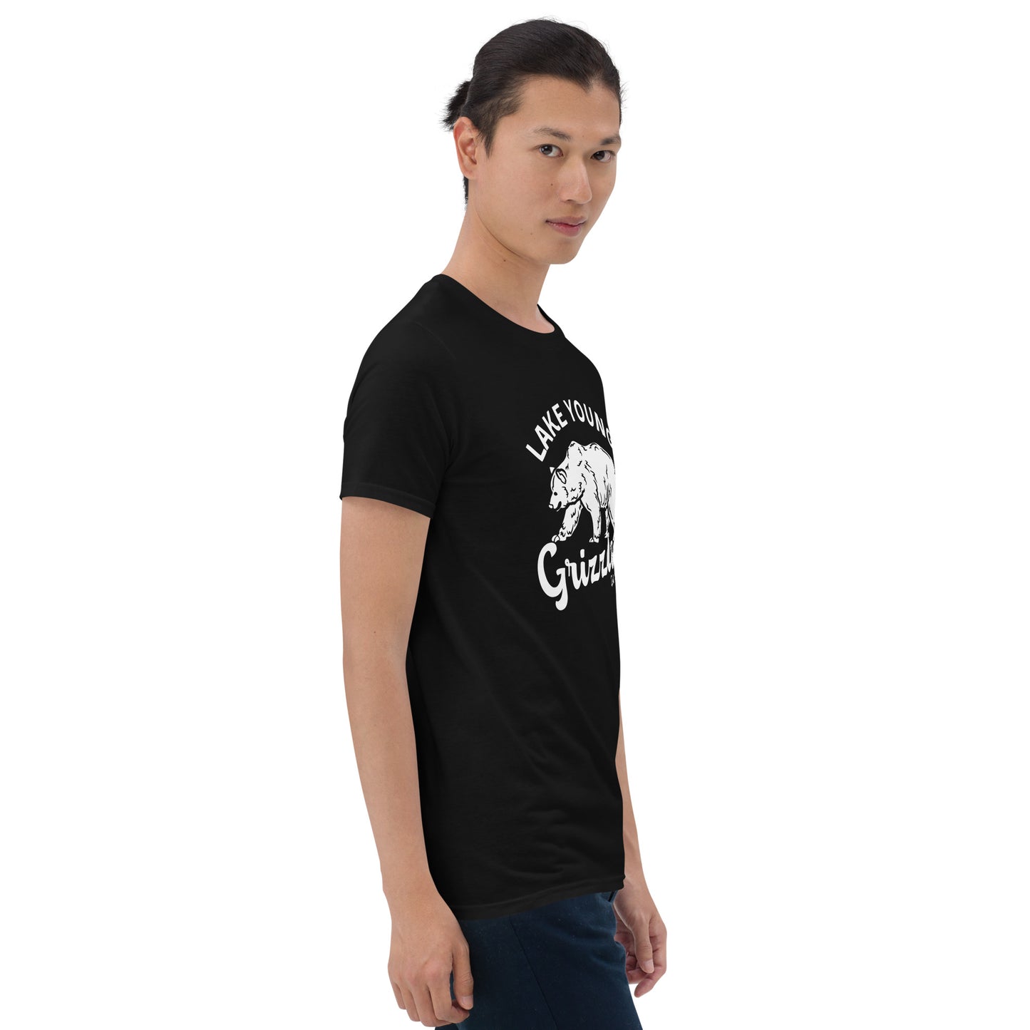 White “Retro Lake Youngs” Adult Short-Sleeve Unisex T-Shirt