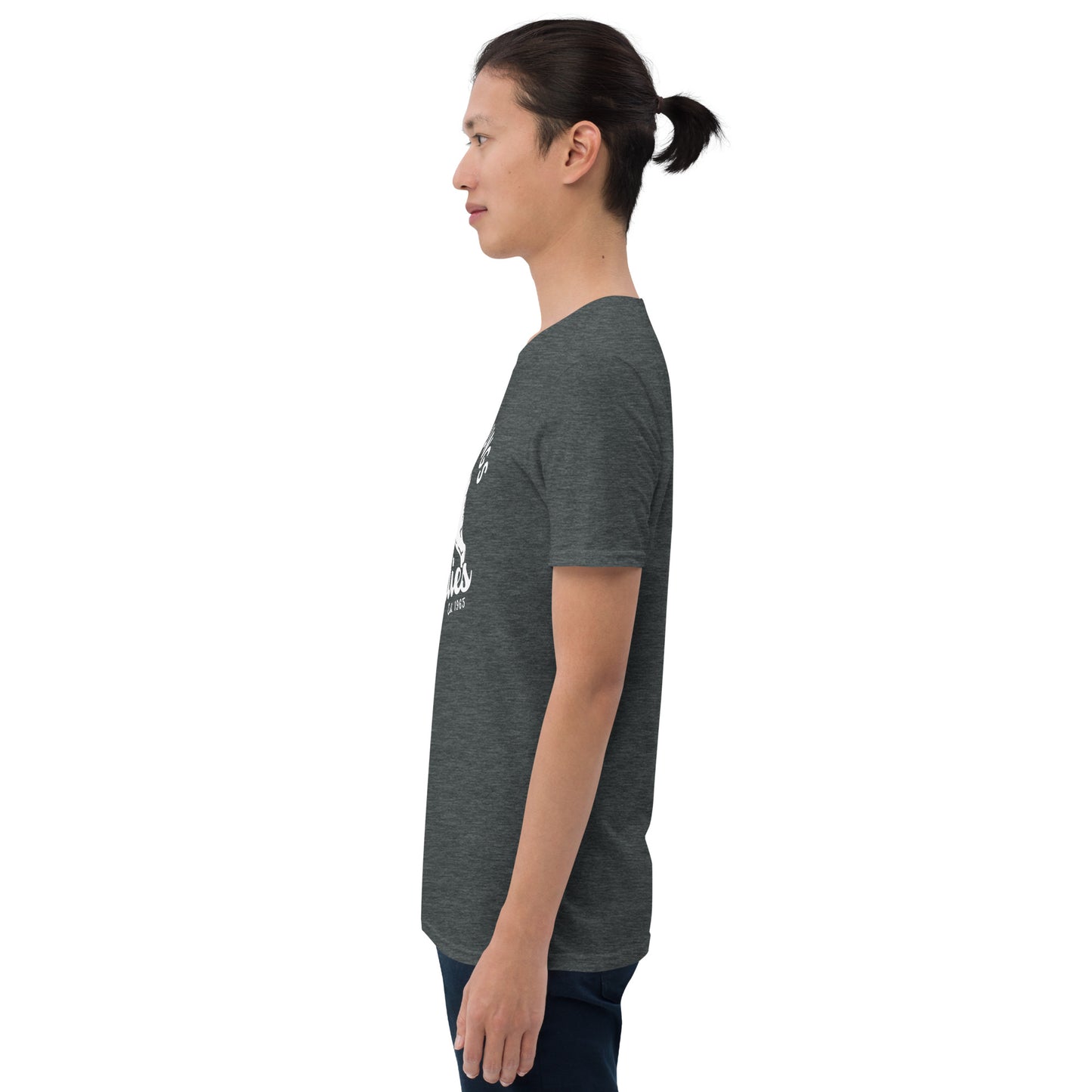 White “Retro Lake Youngs” Adult Short-Sleeve Unisex T-Shirt