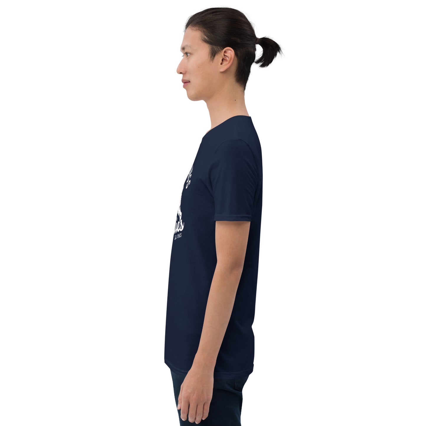 White “Retro Lake Youngs” Adult Short-Sleeve Unisex T-Shirt