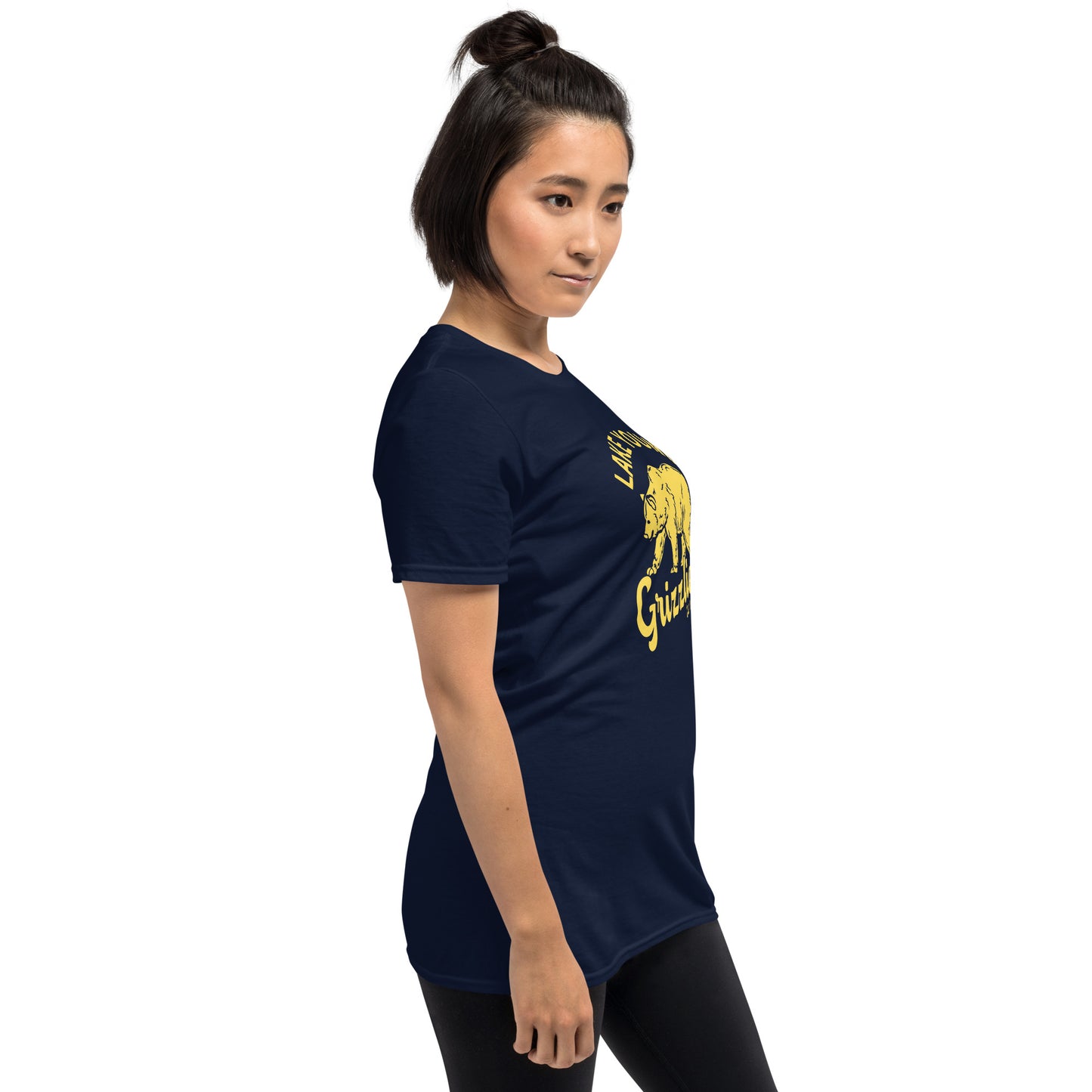 Yellow “Retro Lake Youngs” Adult Short-Sleeve Unisex T-Shirt
