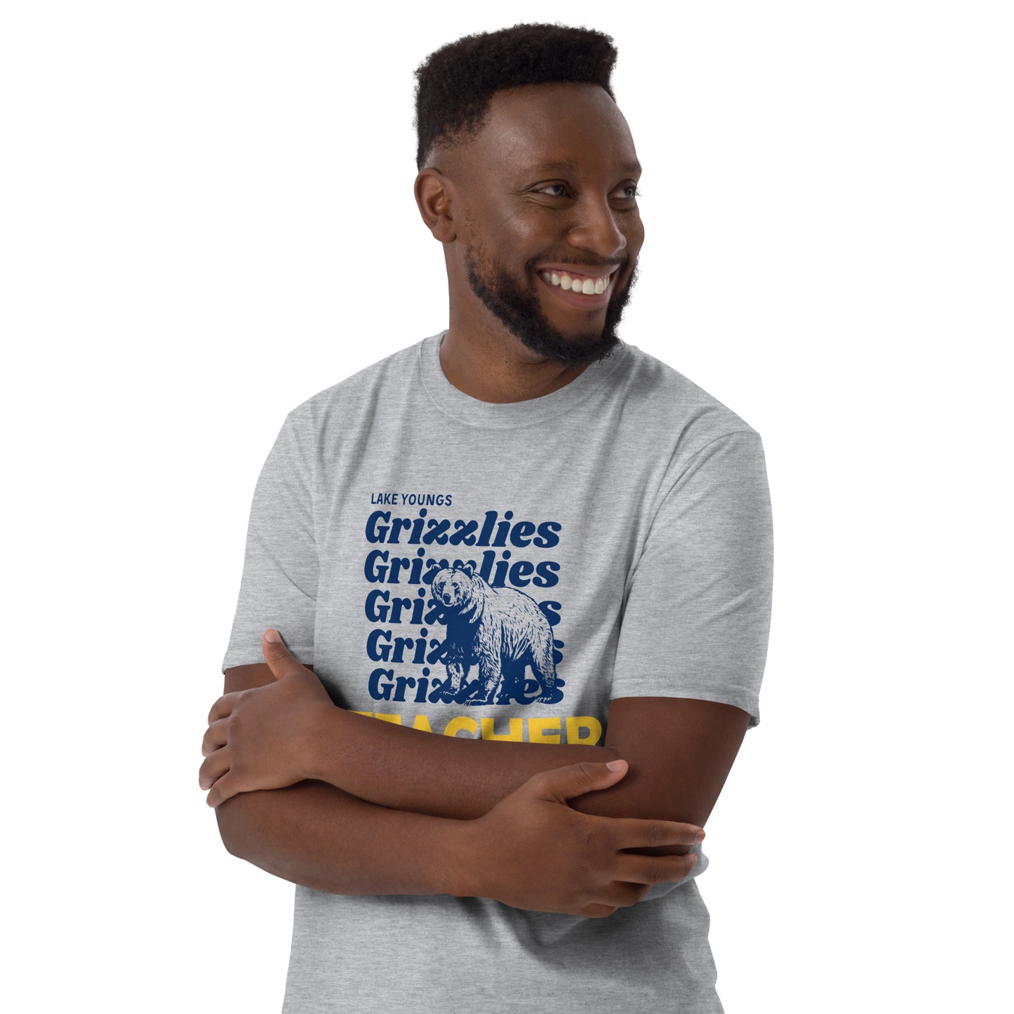 Grizzlies Teacher Adult Short-Sleeve Unisex T-Shirt