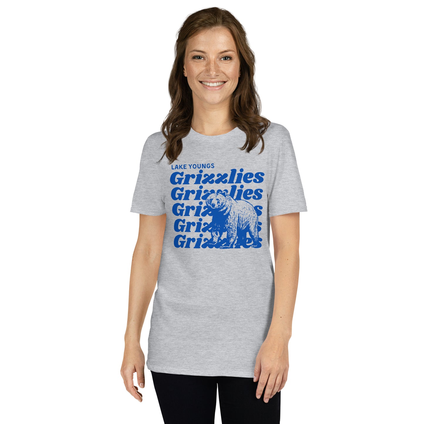 Royal Blue “Grizzlies” Adult Short-Sleeve Unisex T-Shirt