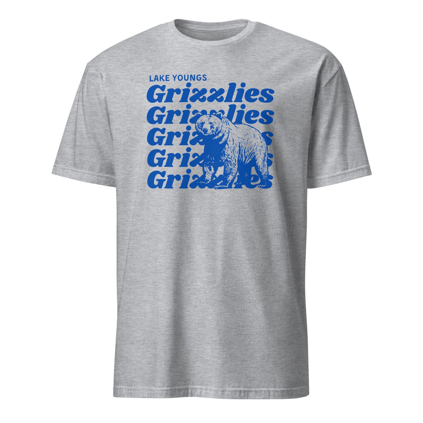 Royal Blue “Grizzlies” Adult Short-Sleeve Unisex T-Shirt