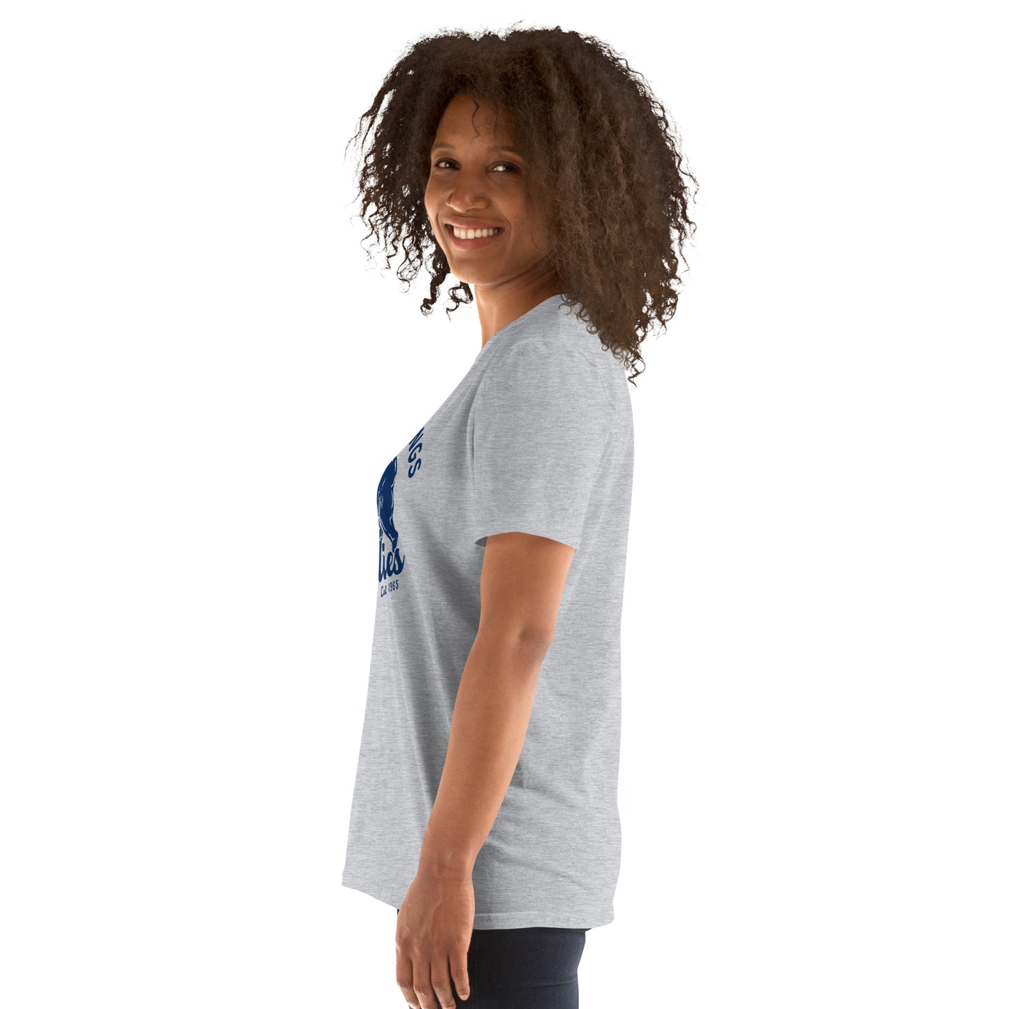 Navy Blue “Retro Lake Youngs” Adult Short-Sleeve Unisex T-Shirt