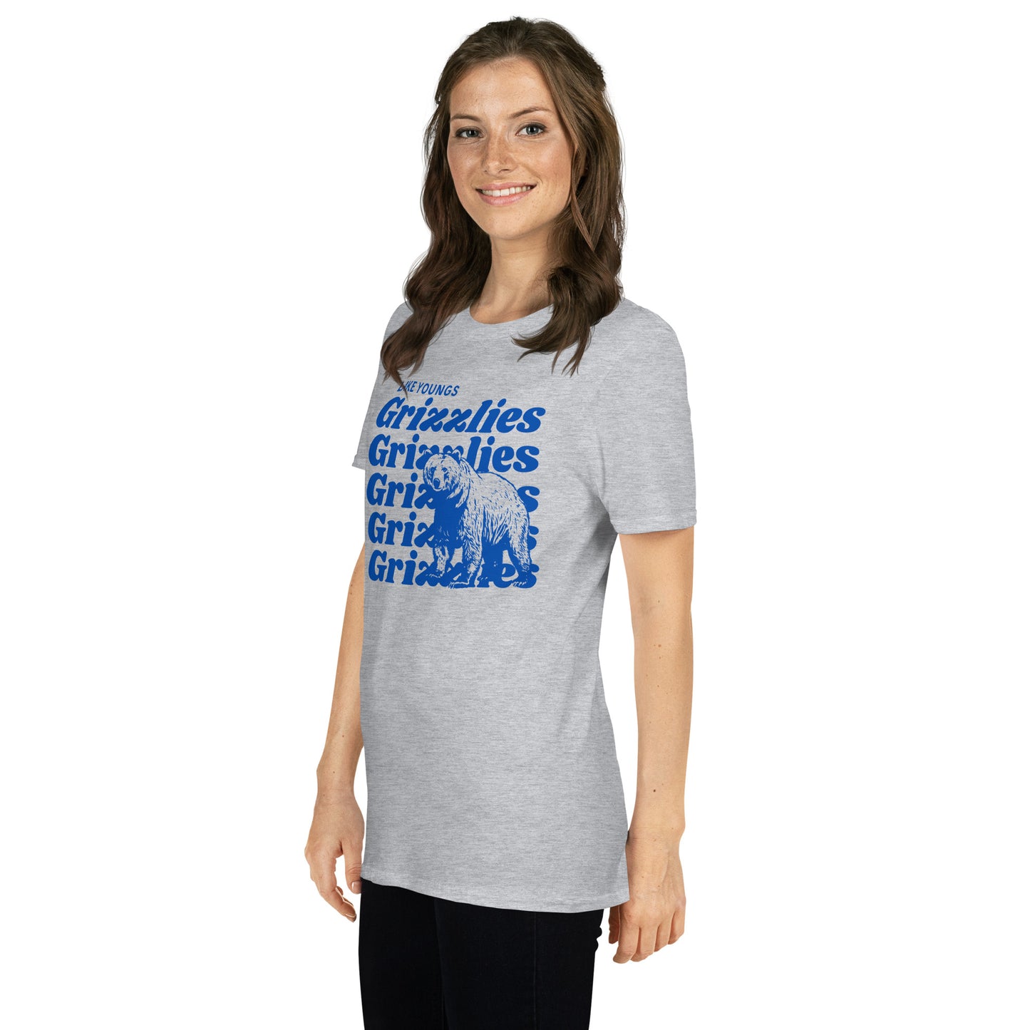 Royal Blue “Grizzlies” Adult Short-Sleeve Unisex T-Shirt