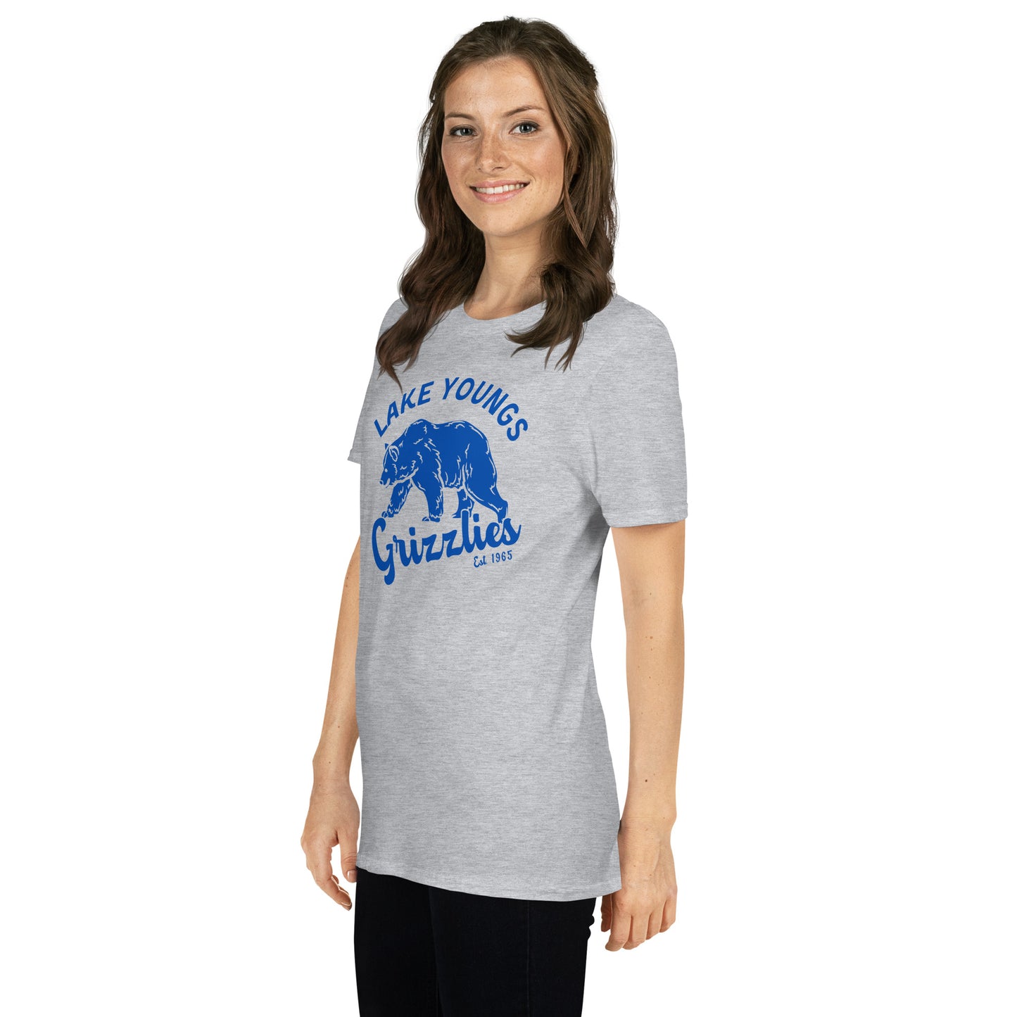 Royal Blue “Retro Lake Youngs” Adult Short-Sleeve Unisex T-Shirt