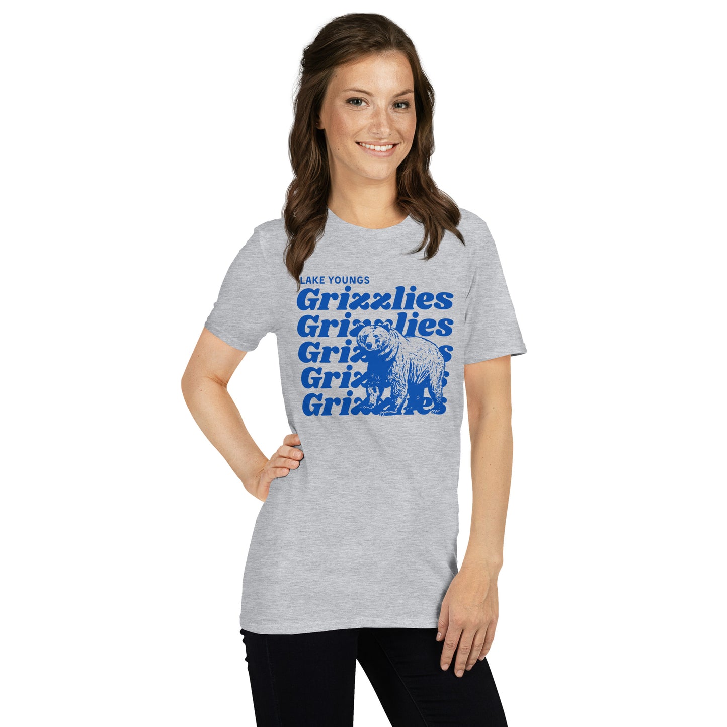 Royal Blue “Grizzlies” Adult Short-Sleeve Unisex T-Shirt