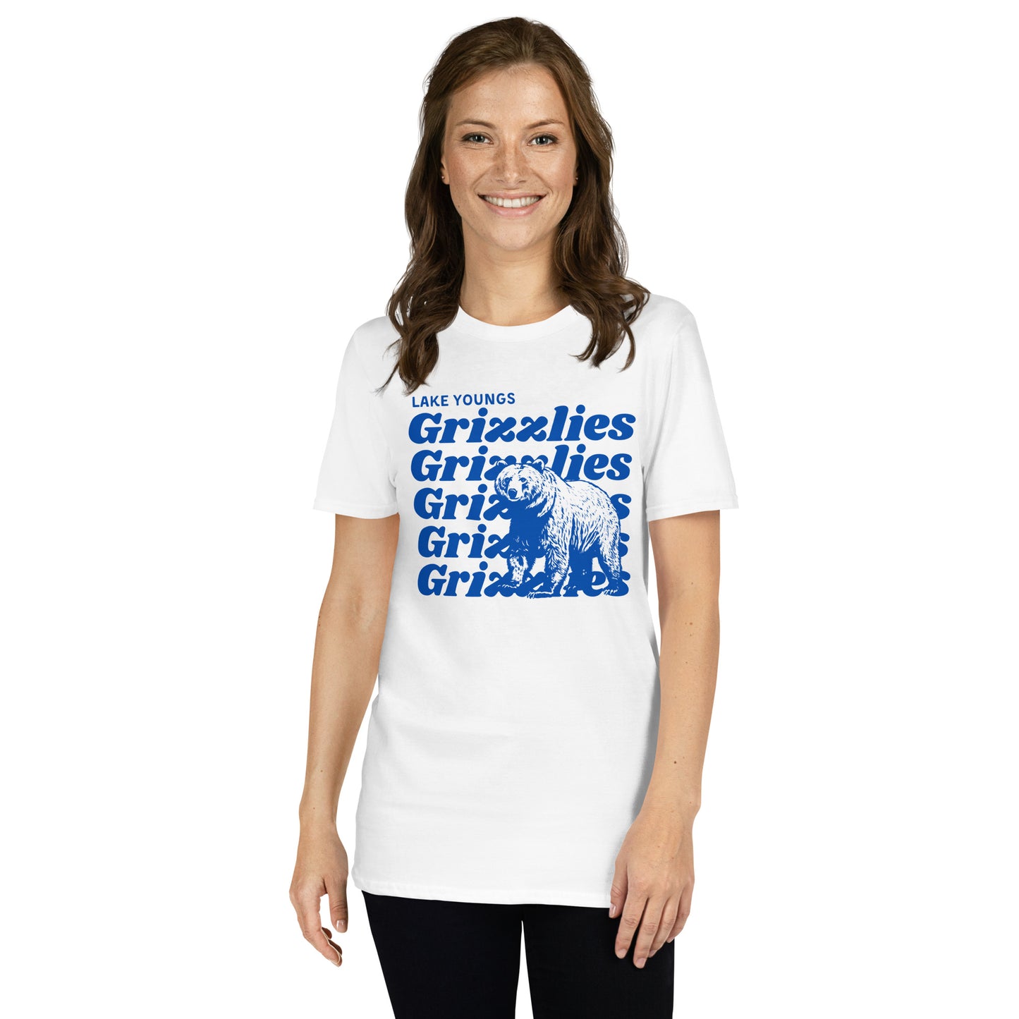 Royal Blue “Grizzlies” Adult Short-Sleeve Unisex T-Shirt