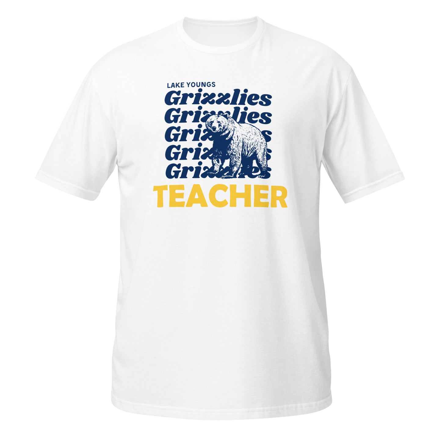 Grizzlies Teacher Adult Short-Sleeve Unisex T-Shirt