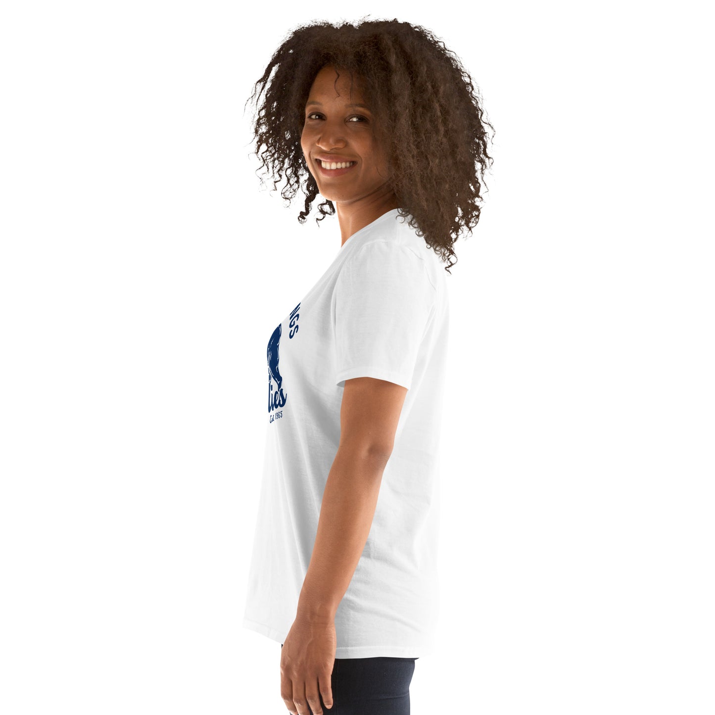 Navy Blue “Retro Lake Youngs” Adult Short-Sleeve Unisex T-Shirt