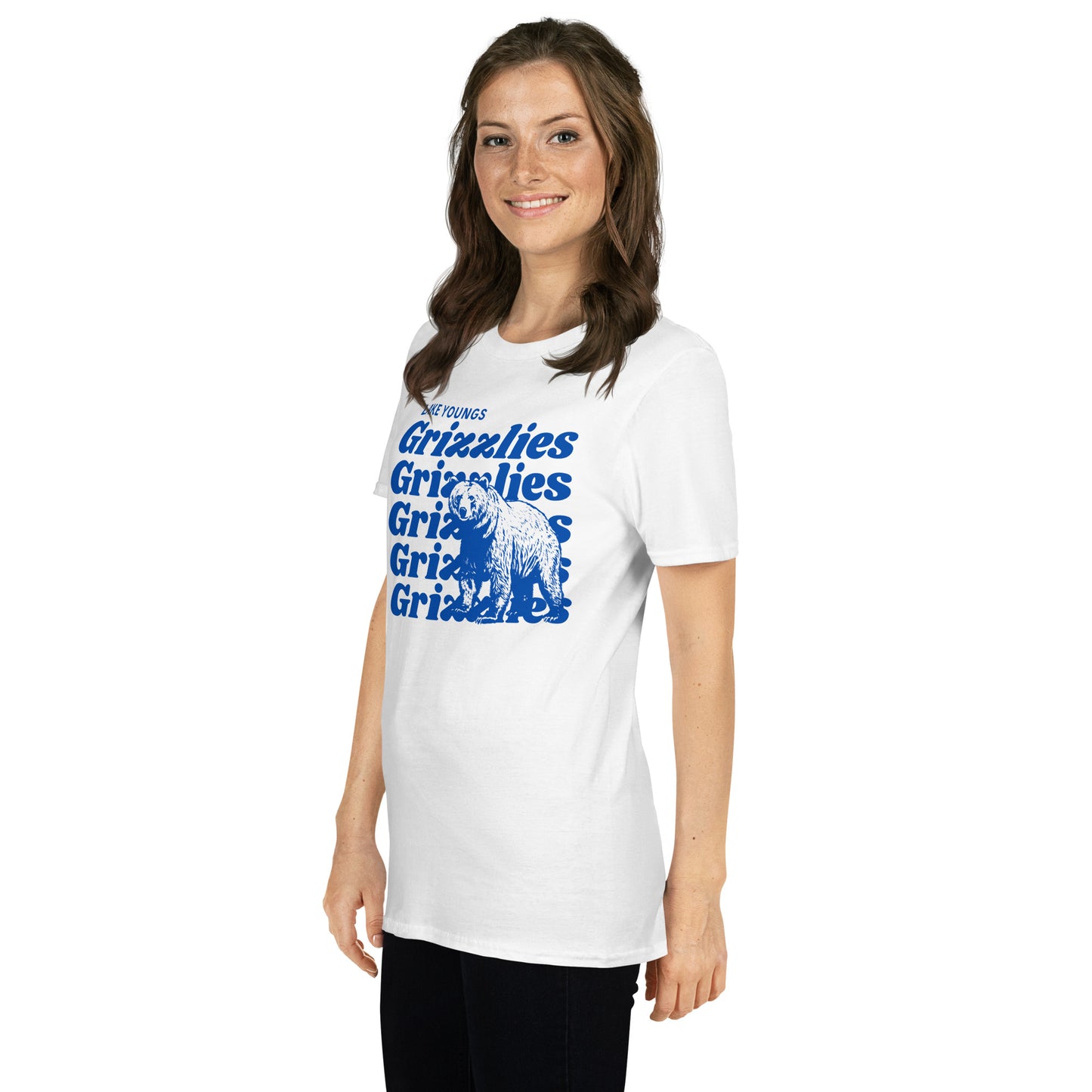 Royal Blue “Grizzlies” Adult Short-Sleeve Unisex T-Shirt