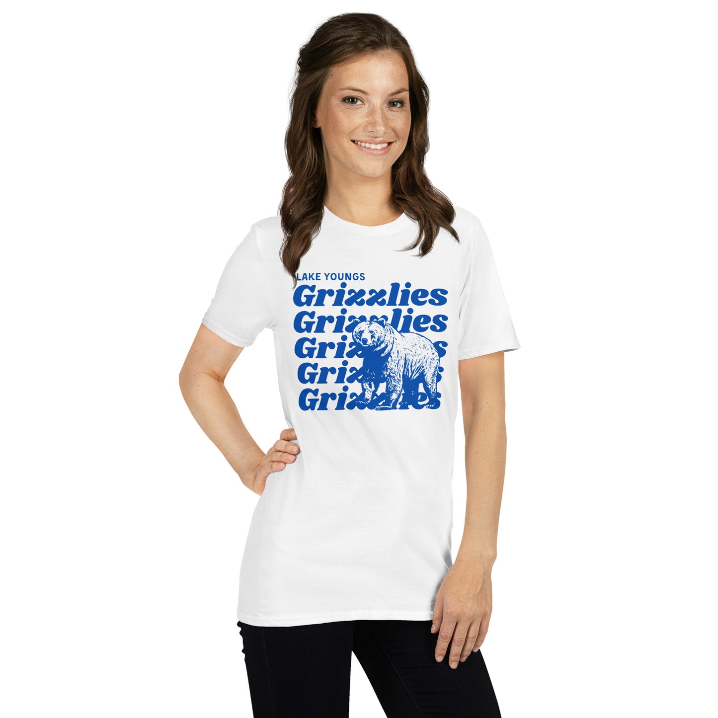 Royal Blue “Grizzlies” Adult Short-Sleeve Unisex T-Shirt