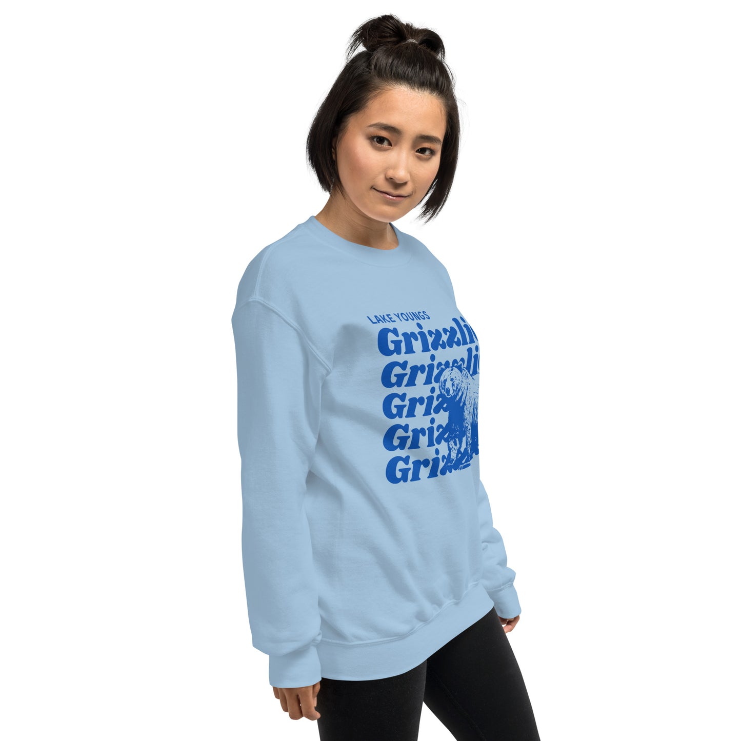 Royal Blue “Grizzlies” Adult Crew Neck Sweatshirt