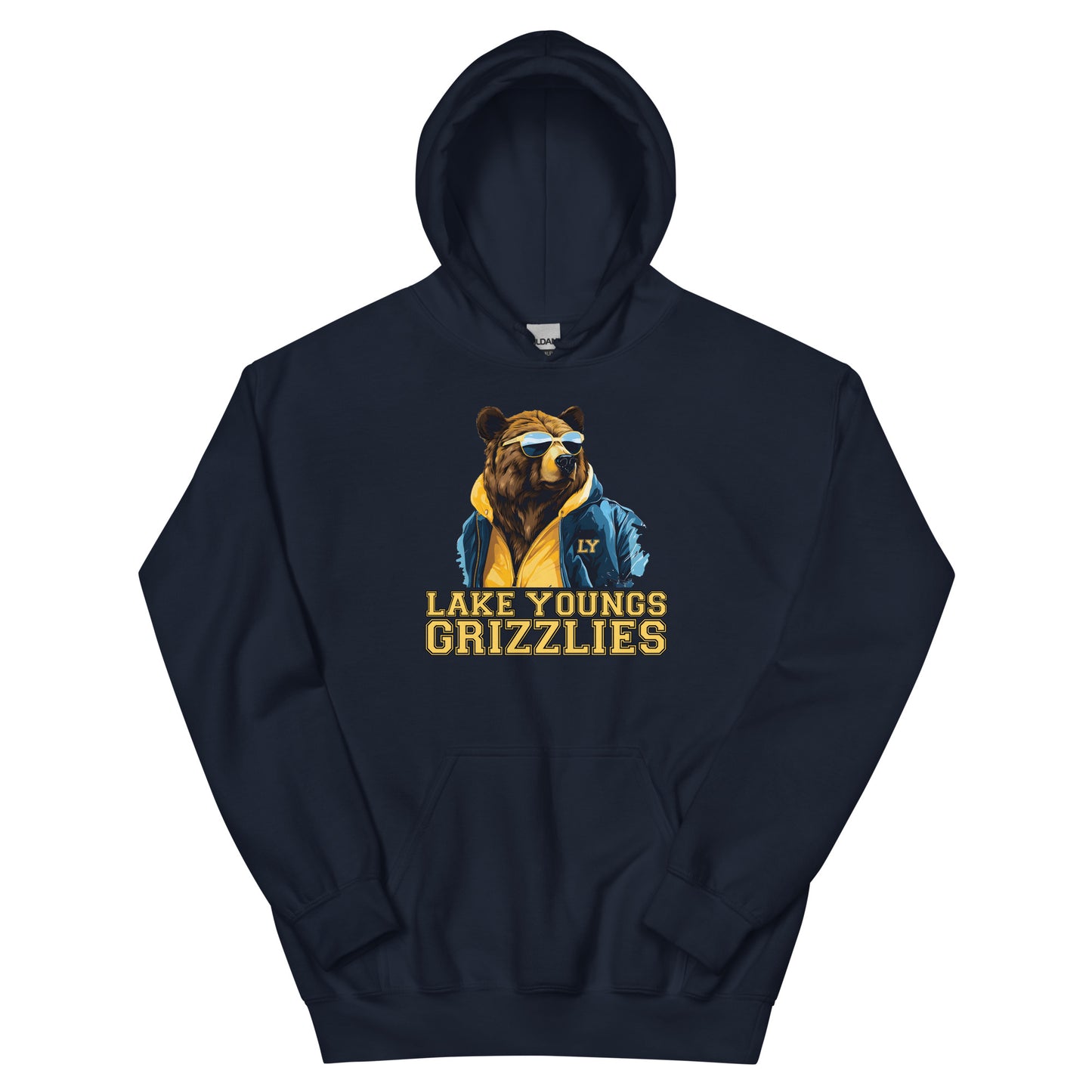 Grizzly Shades Adult Unisex Hoodie