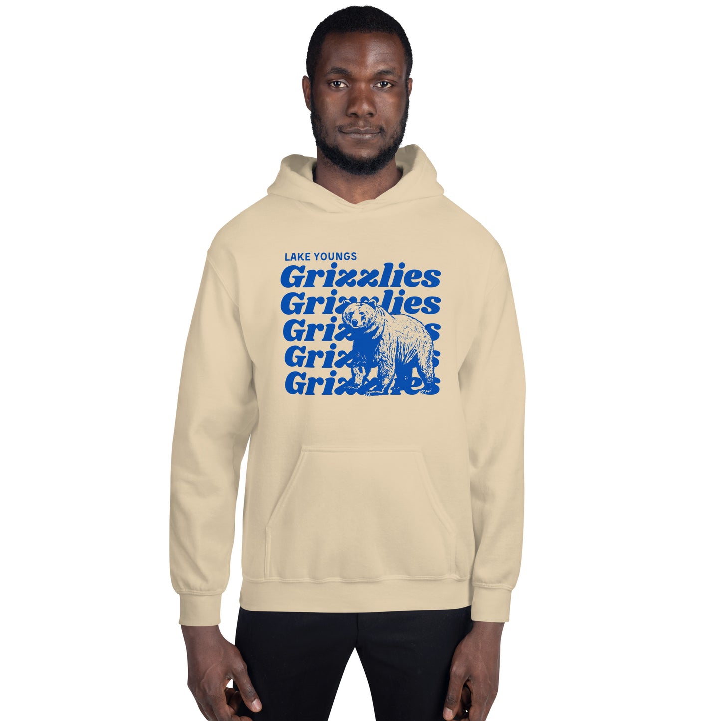 Royal Blue “Grizzlies” Adult Hoodie