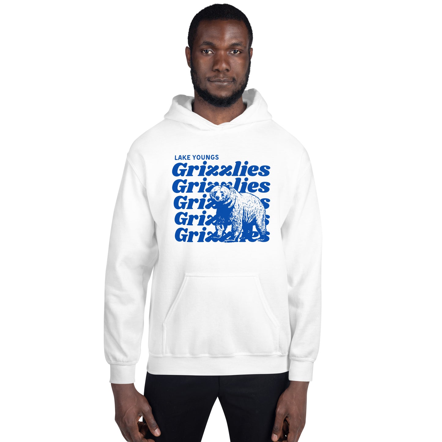 Royal Blue “Grizzlies” Adult Hoodie