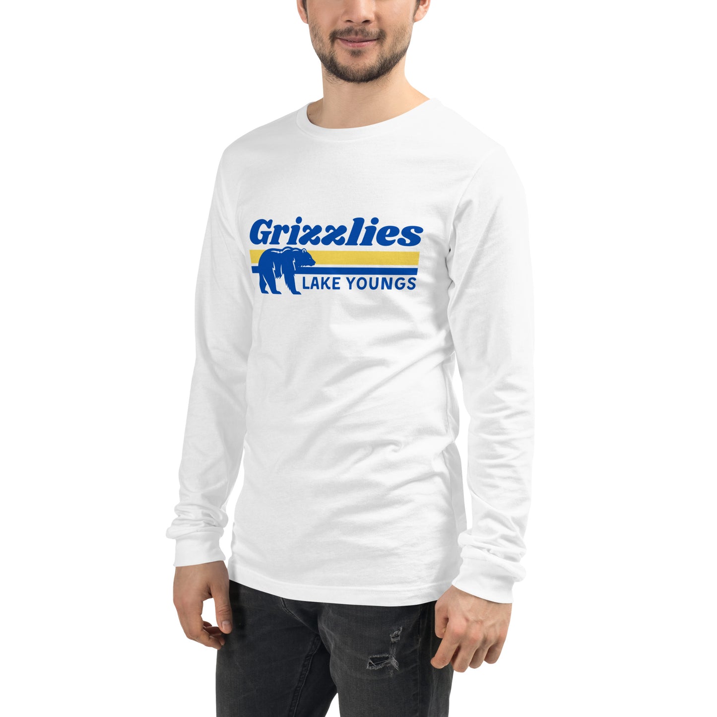 “Bear Stripes” Adult Long Sleeve T-Shirt