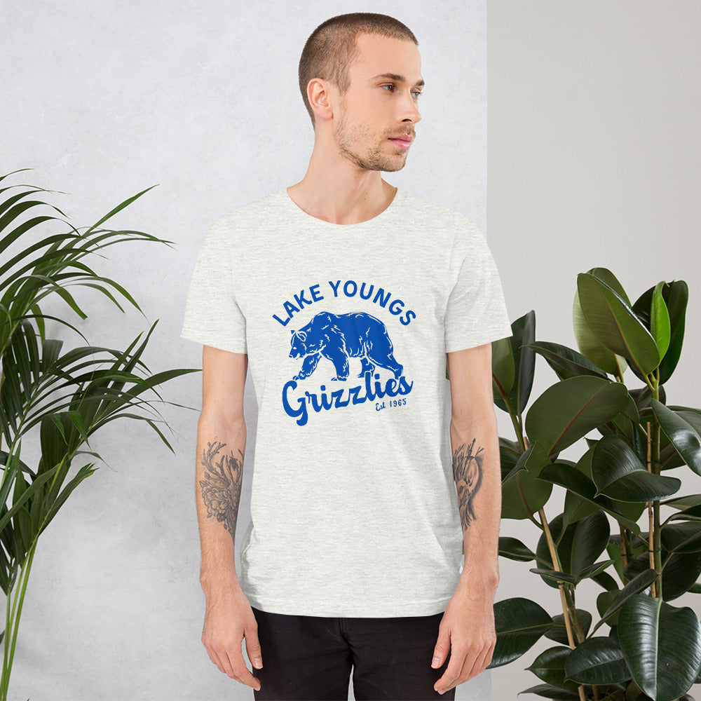 Royal Blue “Retro Lake Youngs” Adult Short Sleeve T-Shirt