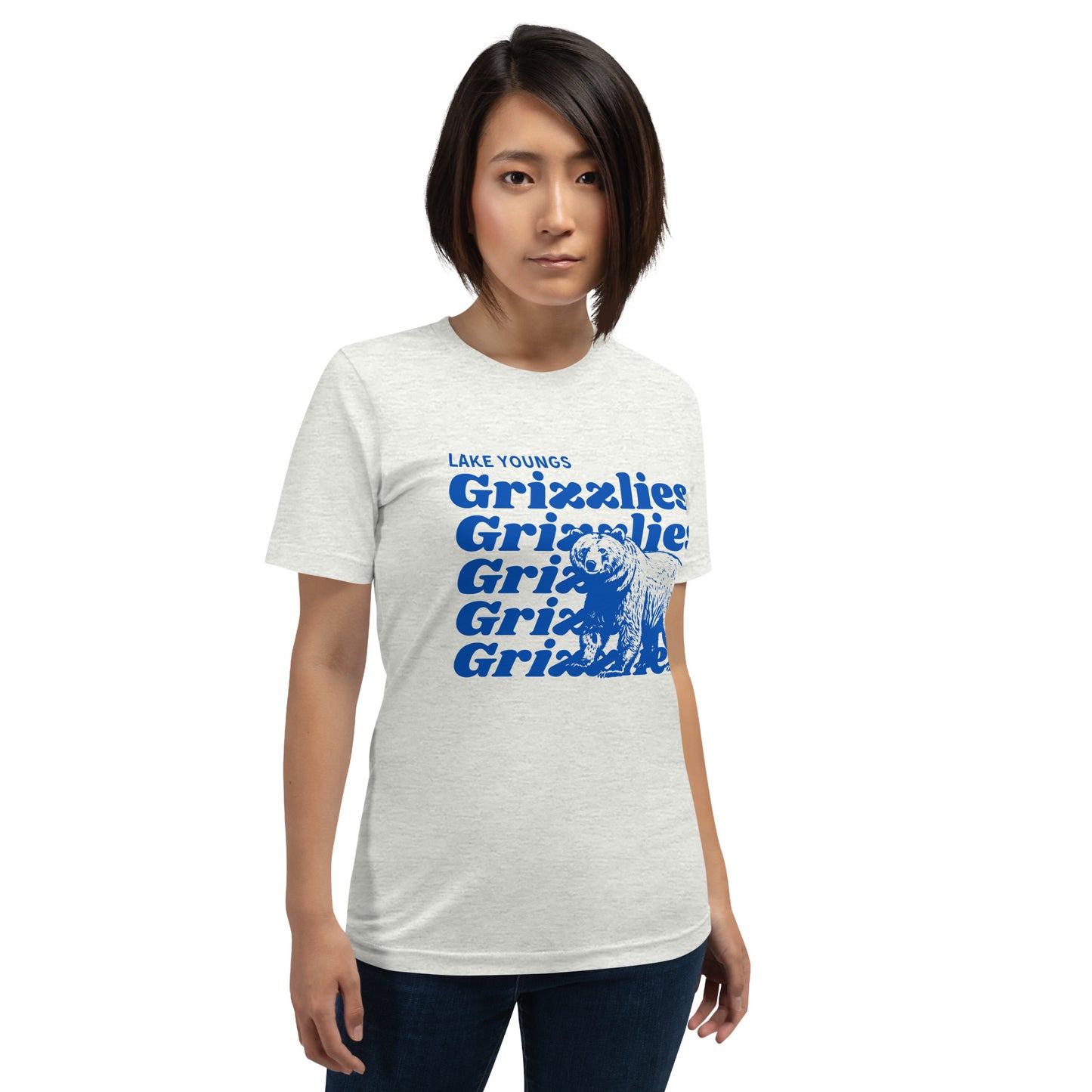 Royal Blue “Grizzlies” Adult Short Sleeve Unisex t-shirt