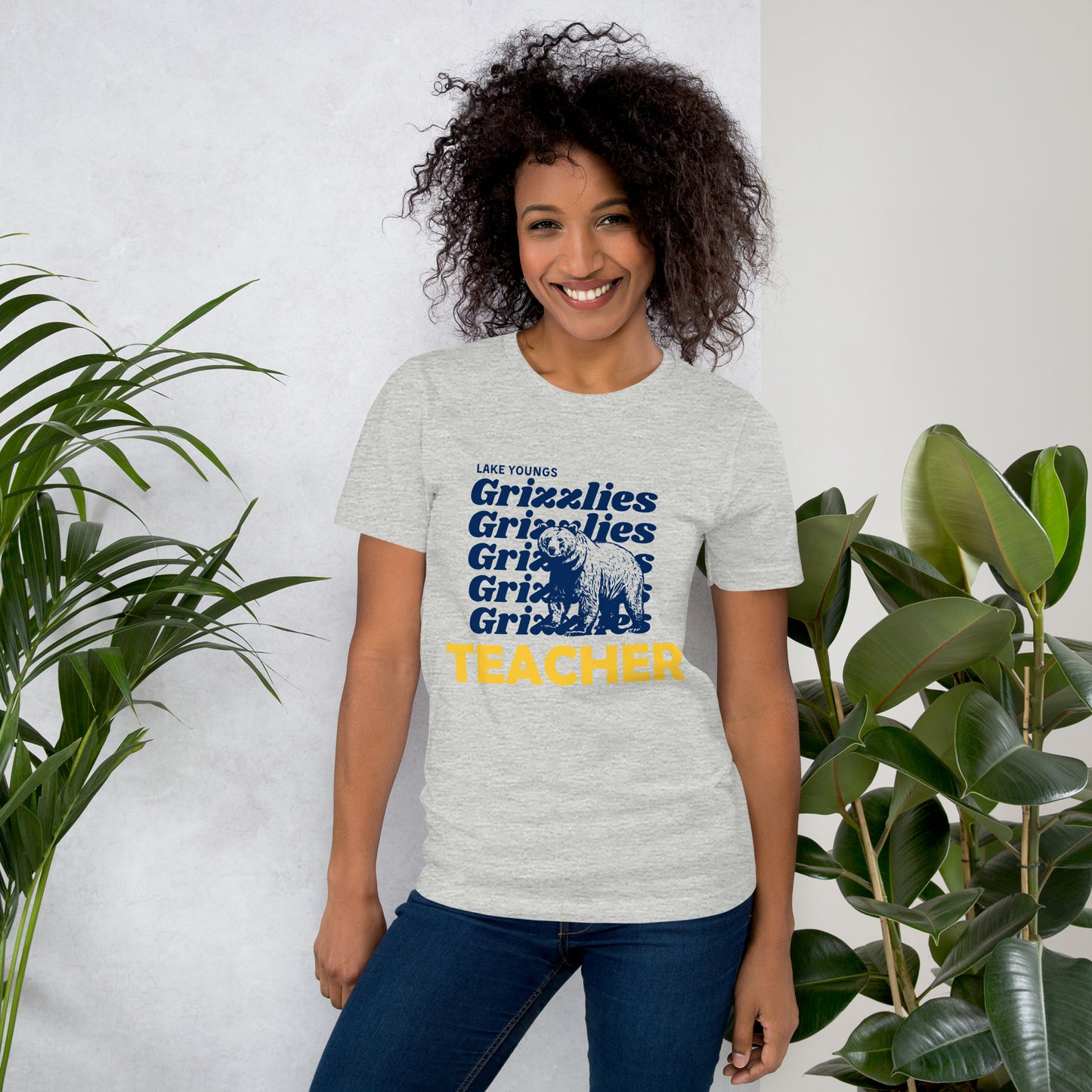 Teacher “Grizzlies” Adult Short Sleeve Unisex t-shirt