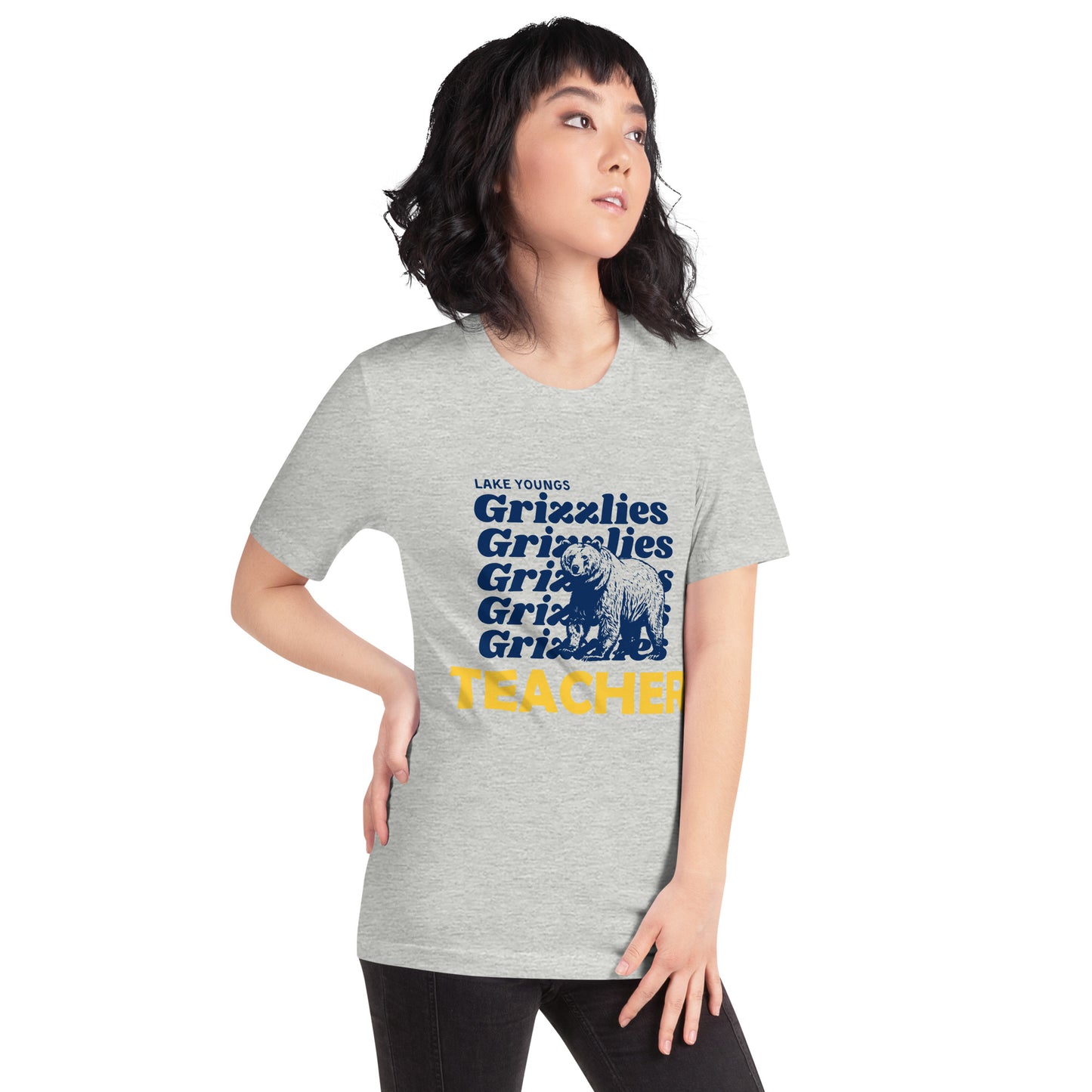 Teacher “Grizzlies” Adult Short Sleeve Unisex t-shirt